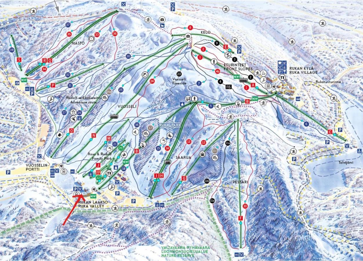 Rukavalley Unique46 Ski In - Ski Out Exteriér fotografie